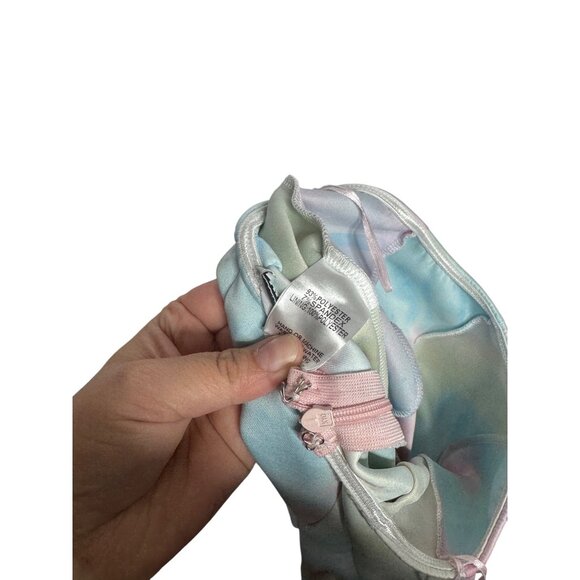 Tie-Dye Flared Pants Fashion Nova Pastel Multicolor Small - Picture 4 of 6